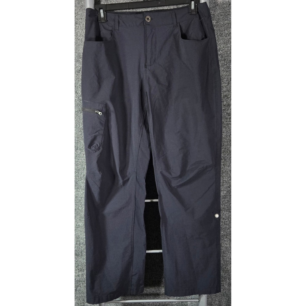 Pacific Trail Mens XL Black Nylon Spandex Stretch Hiking Cargo Pants 35x31